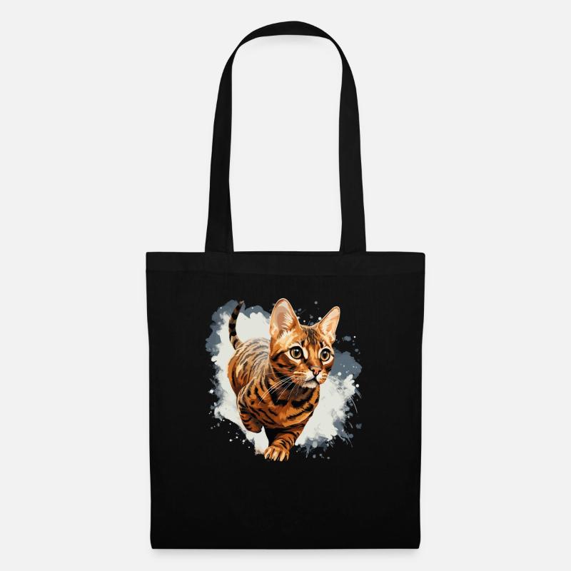 Bengal Cat - Stoffbeutel - Schwarz