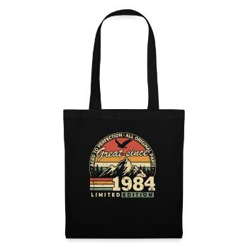 Great Since 1984 Vintage Vintage Birthday - Tote Bag - black - Front