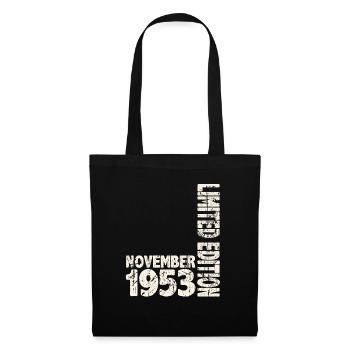 November 1953 Limited Edition 70 Years Man Woman - Tote Bag - black - Front