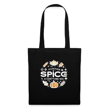 Pumpkin Spice and Everything Nice - Tote Bag - black - Front