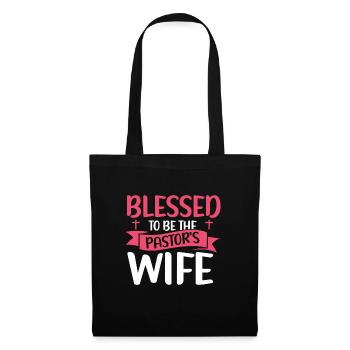 Pasteur Femme Jésus Appréciation de l’Église Chrétienne - Sac en tissu - noir - Devant