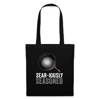 Poêle en fonte Lover Friture Poêle Drôle De Cuisson - Sac en tissu - noir - Devant