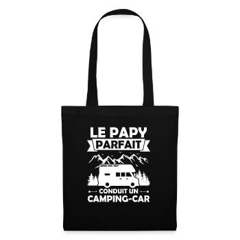Le papy parfait conduit un camping car - Sac en tissu - noir - Devant