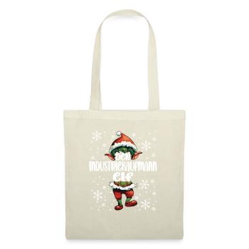 Weihnachtsoutfit Industriekaufmann - Stoffbeutel - Natur - Vorne