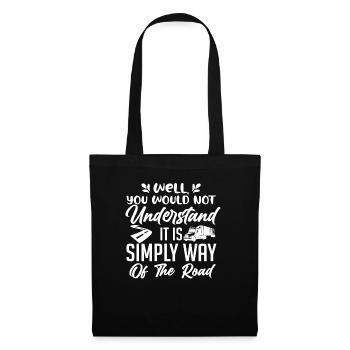 Way Of The Road Dad Husband Trucker Driver Proud - Tote Bag - black - Front