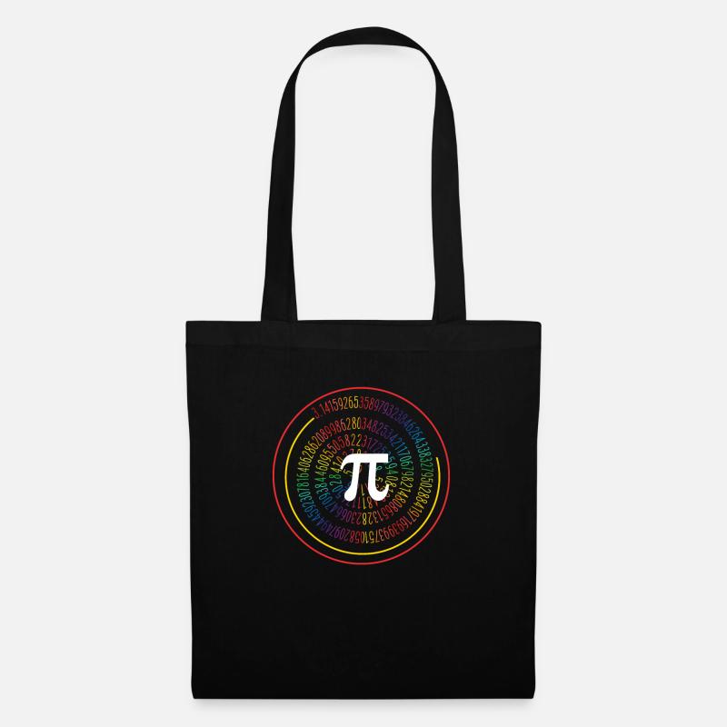 3.14 Pop Art Spirale Math Science Geek - Sac en tissu - noir