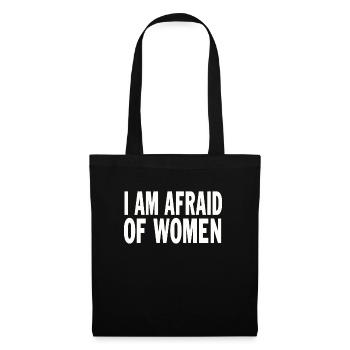 J’ai peur des femmes qui disent drôle - Sac en tissu - noir - Devant
