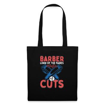 Barber Lord Of The Fades Master of Cuts Haircut Ba - Stoffbeutel - Schwarz - Vorne