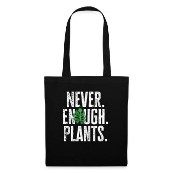 Monstera Deliciosa Albo Plante d’intérieur botanique - Sac en tissu - noir - Devant