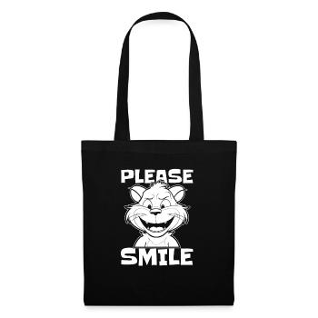 Hamster Gold Hamster Funny Just Smile - Tote Bag - black - Front