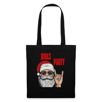 Coole Weihnachtsfeier | XMAS - Stoffbeutel - Schwarz - Vorne
