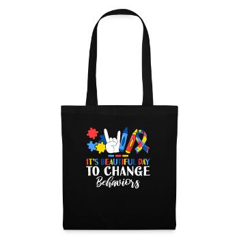 It's Beautiful Day To Change Behaviors ABA - Tote Bag - black - Front