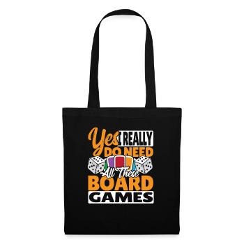 Board Games Game Board Gift - Tote Bag - black - Front