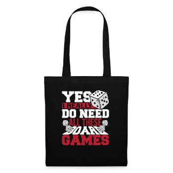 Jeux de société jeu de société cadeau - Sac en tissu - noir - Devant