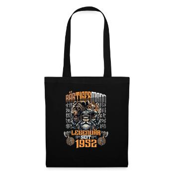 HOMME barbu Viking anniversaire légendaire depuis - Sac en tissu - noir - Devant