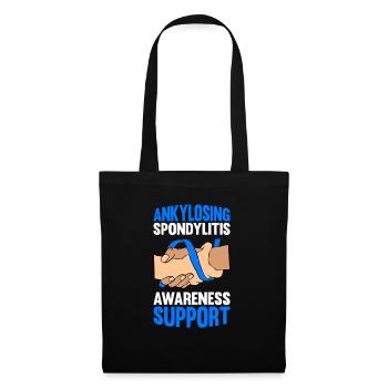 Ankylosing spondylitis, ankylosing spondylitis - Tote Bag - black - Front