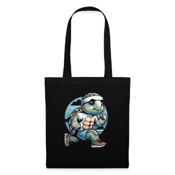 Jogging Runner Gift Marathon Half Marathon - Tote Bag - black - Front