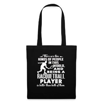 Racquetball Being A Racquetball Player - Tote Bag - black - Front