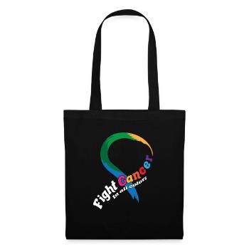 Cancer Survivor Support Fight Cancer In All Colors - Tote Bag - black - Front