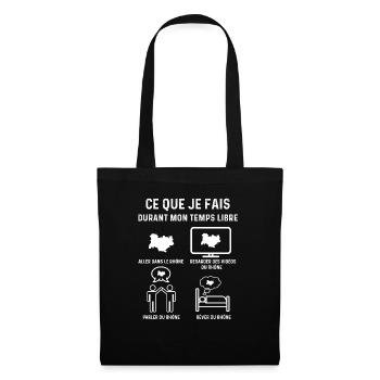 Rhône temps libre cadeau - Sac en tissu - noir - Devant