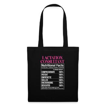 Lactation Consultant IBCLC - Tote Bag - black - Front