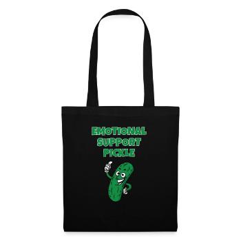 Soutien émotionnel Cornichon Soutien Extraverti - Sac en tissu - noir - Devant