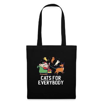 Cats For Everybody Men Kids Women Ugly Christmas C - Tote Bag - black - Front