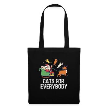 Cats For Everybody Men Kids Women Ugly Christmas C - Tote Bag - black - Front