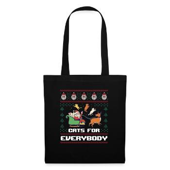 Cats For Everybody Men Kids Women Ugly Christmas C - Tote Bag - black - Front