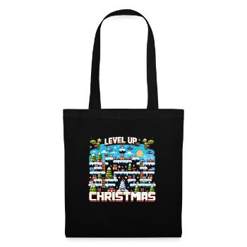 Level Up This Christmas Gamer Controller Holiday - Tote Bag - black - Front