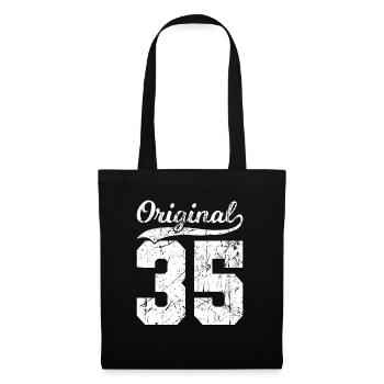 35 Original 89 ans homme femme anniversaire - Sac en tissu - noir - Devant