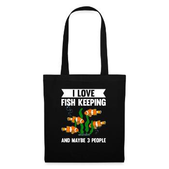 Aquaristics, Fish farming, Aquarists - Tote Bag - black - Front