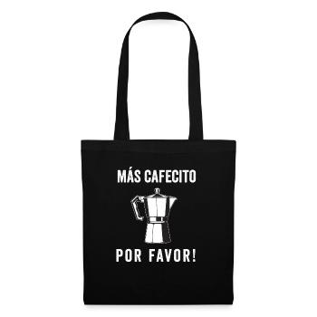 Funny Spanish Shirts Cafecito Cafe Espanol - Tote Bag - black - Front
