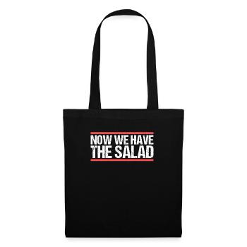 Now we have the salad. Denglish - Tote Bag - black - Front