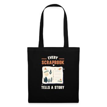 Scrapbooking Scrapbook Paper Crafting Scrapbooker - Tote Bag - black - Front