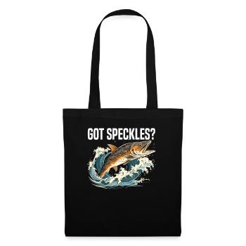 Speckled Trout Fish Fisher Fisherman Fishing - Tote Bag - black - Front