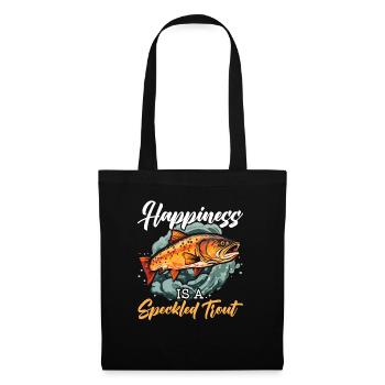 Speckled Trout Fish Fisher Fisherman Fishing - Tote Bag - black - Front