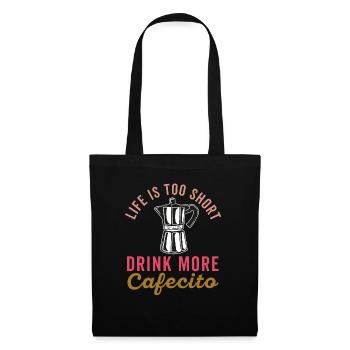 Drôles de chemises espagnoles Cafecito Cafe Español - Sac en tissu - noir - Devant