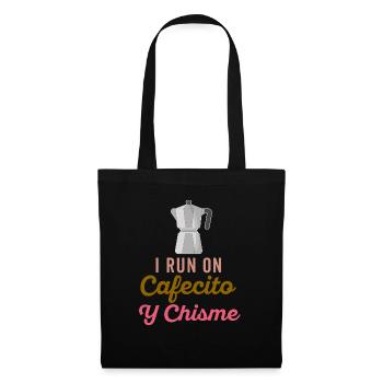Funny Spanish Shirts Cafecito Cafe Espanol - Tote Bag - black - Front