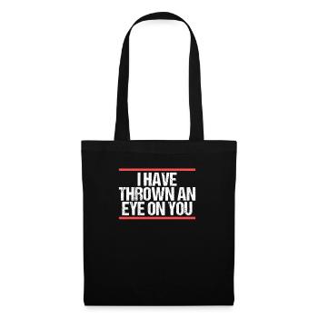 J’ai jeté un coup d’œil sur toi Denglisch - Sac en tissu - noir - Devant