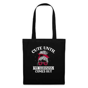 Albanian Flag Albanian Eagle Shqiponja - Tote Bag - black - Front