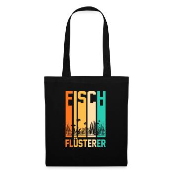 Aquarium Aquaristik Fische - Stoffbeutel - Schwarz - Vorne