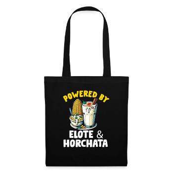 Elote Girl Women Elote Mexican Corn Food Comida - Tote Bag - black - Front