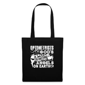 Optometrist Optometrists Angels On Earth - Tote Bag - black - Front