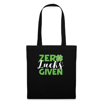Pas de chance étant donné la drôle de Saint-Patrick irlandaise - Sac en tissu - noir - Devant