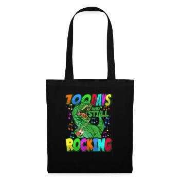 100th Day of School Dino Costume 100 Days of School - Tote Bag - black - Front