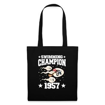 1957 Anniversaire 67 ans - Sac en tissu - noir - Devant