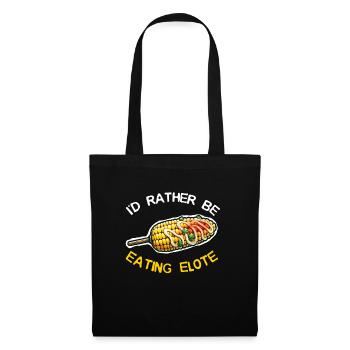 Elote Girl Women Elote Mexican Corn Food Comida - Tote Bag - black - Front