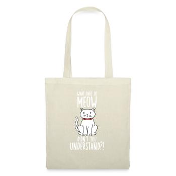 Katzenbesitzer Motiv Katzenfan Katzenbesitzer - Stoffbeutel - Natur - Vorne