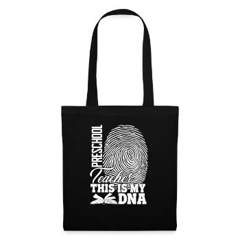Preschool Teacher Preschool Teacher Is My DNA - Tote Bag - black - Front